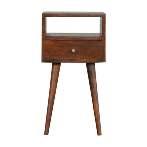 Bedside table solid mango wood - solid,