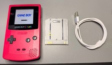 Nintendo Gameboy Color  Red w/