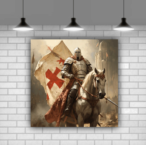 Medieval knights templar wall - medieval,