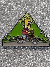 The Simpsons Bart Tripping Tree House of Horror Cartoon Metal Enamel pin badge 