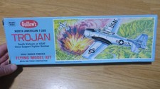 Guillow's T-28D Trojan USAF Fighter Bomber - Balsa Flying Model Kit - incomplete