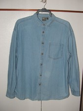 ASOS - Blue - Cotton / Denim - Long-sleeve Over-Shirt - Mens L Large 40-42" NEW