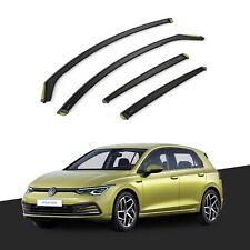 VW GOLF MK8 2020-onwards 5 Door Hatchback Wind Deflectors 4pc Tinted