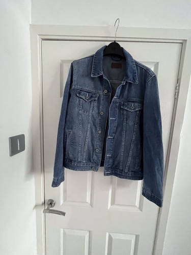 Asos blue denim jacket size - denim,