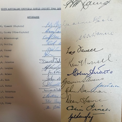 Autograph sheet south - sheet,