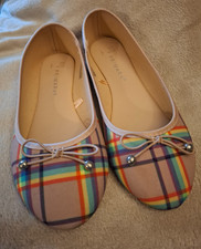 Ladies colourful tartan ballet