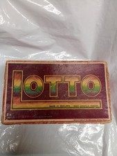 VINTAGE SPEARS GAMES LOTTO (BINGO) MADE IN ENGLAND 1950’s WOODEN COUNTERS 