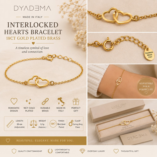 Dyadema 18ct gold - dyadema, plated