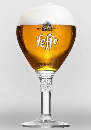 Abbey leffe half - half, belgian
