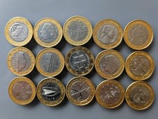 lot 1 euro coins