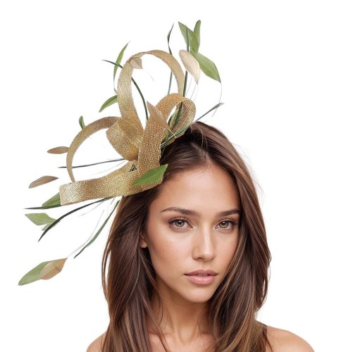 Metallic gold olive green - metallic,