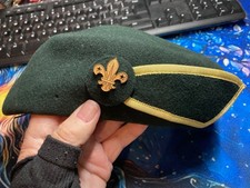 Vintage Green Ladies Leader  Cub Cubs Scouts Scout badge 1970s Hat