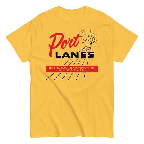Vintage style bowling alley - style,