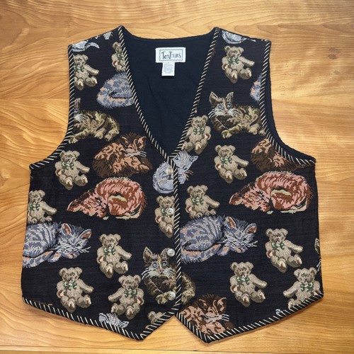 Vtg tantrums tapestry - tantrums, vest