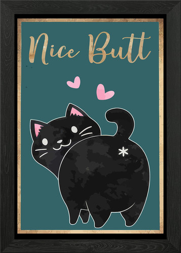Nice butt framed wall art - framed,