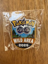 Pokemon Go Wild Area 2025 Limited Edition Pin + Free Gift!