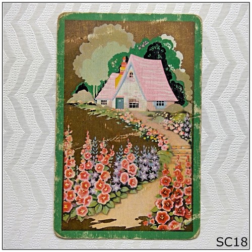 House playing swap card - house,
