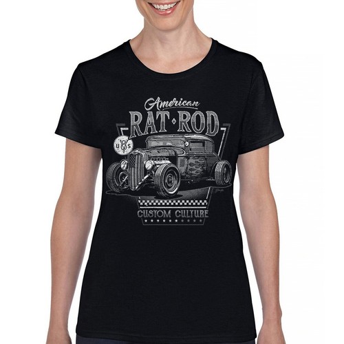American rat rod shirt hot - american, t-shirt