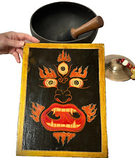 BUDDHIST BLACK MAHAKALA WOOD