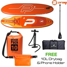 8ft SUP Paddle board Junior Inflatable ZRAY Pathfinder FREE Drybag/Phone Holder
