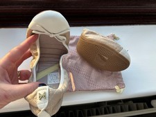 BUTTERFLY TWIST Olivia Beige Folding Ballet Shoes . Size 6 / 39. New RRP £55