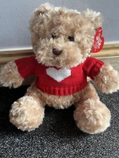 WHSmith Valentine Brown Teddy