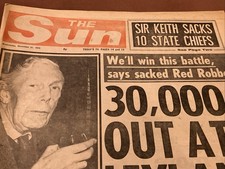 The Sun Newspaper 1979 Anthony