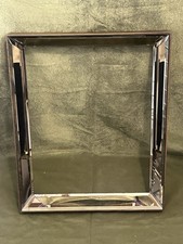 Antique Wooden Smoked Mirror Picture Surround 56.5x47 Cm