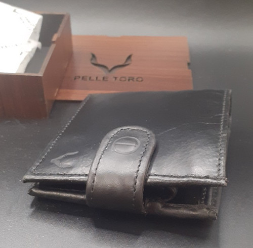 Pelle toro black leather - black,