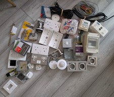 electrical items, Heater , boxes, socket, plugs , yale lock Job lot 