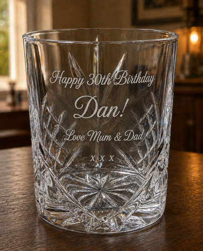 Personalised crystal 11oz - crystal,