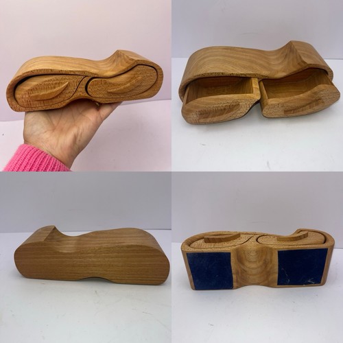 Wooden box desk jewellery - wooden,