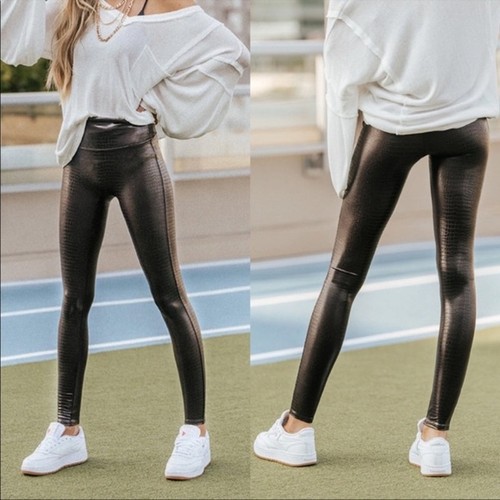 Spanx faux leather - faux, shine