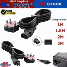 Power Cord UK Plug to IEC