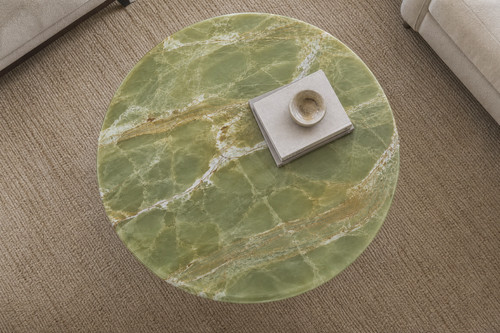 Light green onyx - light, coffee