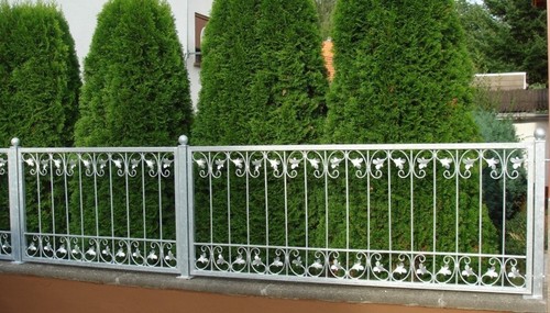Wrought iron fencing - iron,