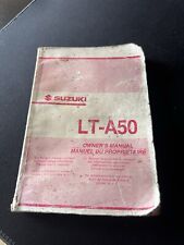 Suzuki Lta50 Manual/ Handbook 