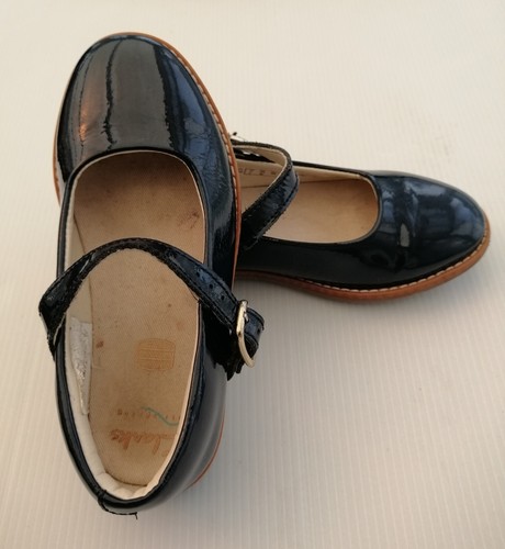 Clarks navy patent - navy,