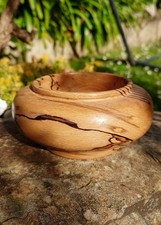 Handturned spalted beech - handturned,