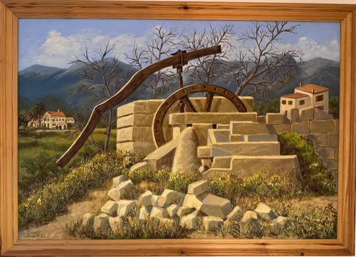 George taylor large oil - taylor,