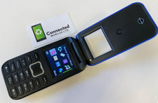 Senwa S319T telcel - Mobile Phone (Unlocked) Flip Fold with Viewing Window Blue