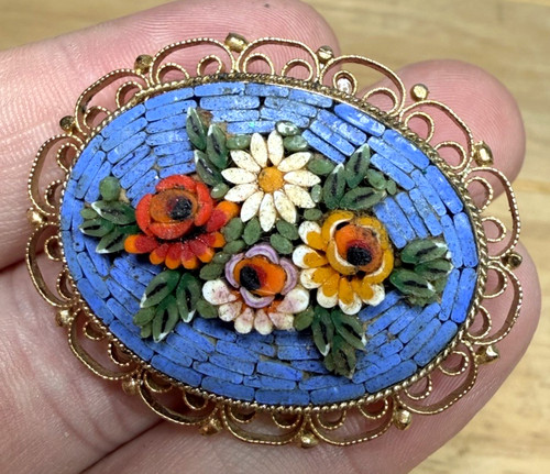 Italian millefiori glass - italian, micro