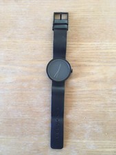 LEFF AMSTERDAM & Piet Hien Eek D38 Tube watch Black w Timpson lifetime battery