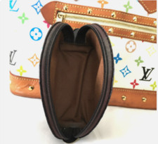 LV Bag Monogram Demi Ronde Cosmetic Pouch Amarante.