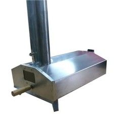 Portable Mini Wood Fired Pizza Oven Pellet Charcoal Grill Outdoor BBQ Camping