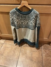 Gallangad Crafts Hand Knitted Icelandic Style Jumper/ Sweater Size M/L