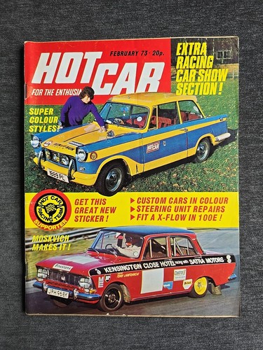 Hot car magazine february 1973 - magazine,