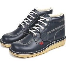 Kickers Men's Kick Hi Classic Ankle Boots, Navy Blue, Size 7 UK, EU 41