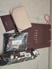 Radley London In Bloom Umbrella Tote Bag & Pink Leather Purse All Brand New Gift