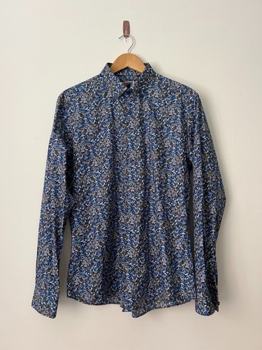 Luc brevet blue - blue, paisley